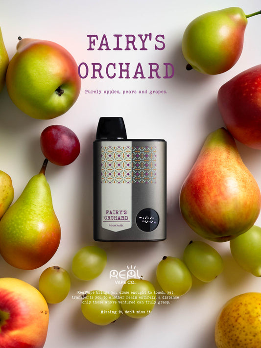 <<SALE>> Buy 3 Get 1 Free! <Fairy's Orchard> TJ8000 Disposable Vape Wholesale