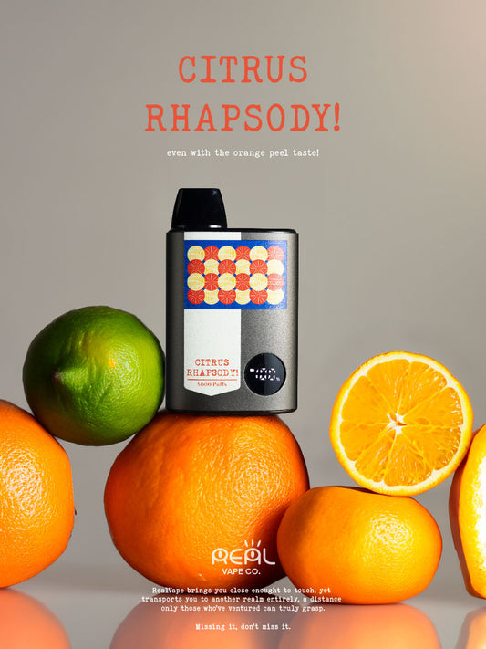 <<SALE>> Buy 3 Get 1 Free! <Citrus Rhapsody> TJ8000 Disposable Vape Wholesale